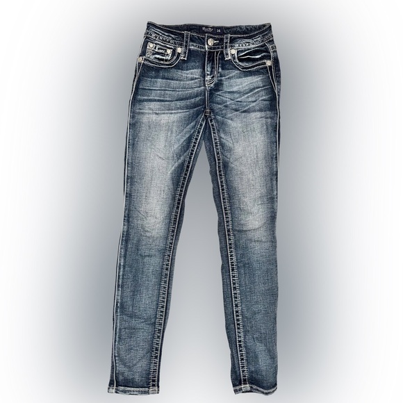Miss Me Jeans Hailey Skinny Size 26 - Picture 2 of 8